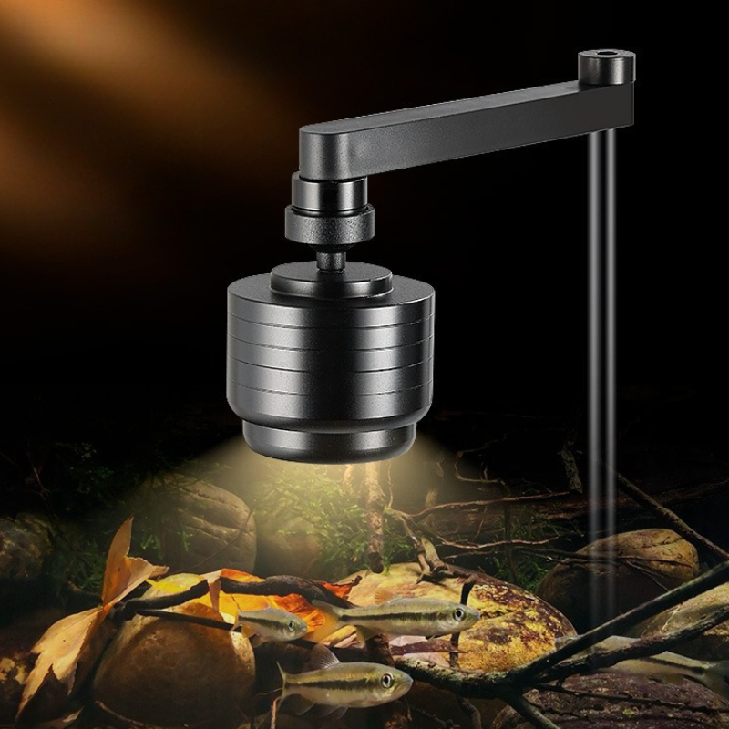 إضاءة حوض السمك LED بثلاثة ألو - مراجعة Aquarium Marine Lights وسعره