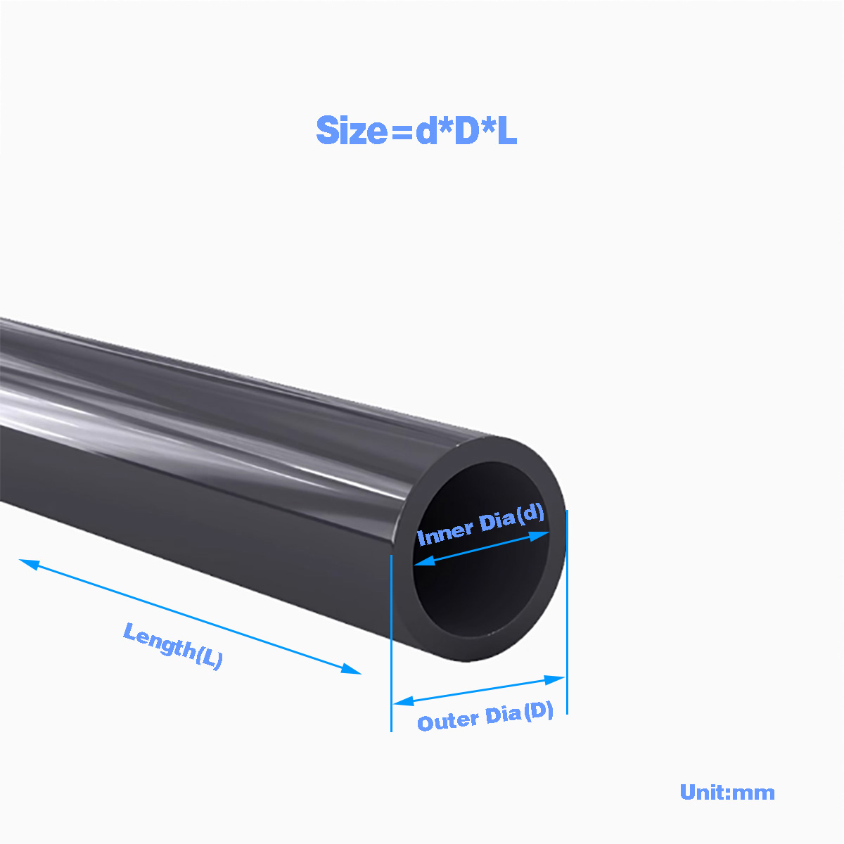 أنبوب بلاستيكي أسود PVC أنبوب  - مراجعة Ocean Aquarium وسعره