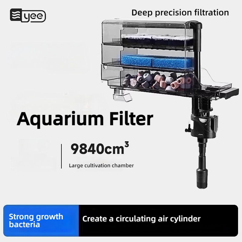 Yee فلتر حوض السمك صندوق مرشح  - مراجعة Reef Tank Filter وسعره